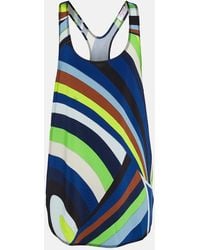 PUCCI - Tank Top Iride Con Stampa - Lyst
