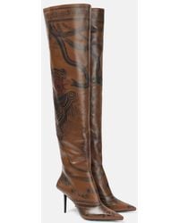 Jimmy Choo - X Jean Paul Gaultier Over-the-knee Boots 90 - Lyst
