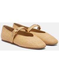 Le Monde Beryl - Stella Raffia Ballet Flats - Lyst