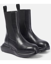 Rick Owens - Geth Leather Ankle Boots - Lyst
