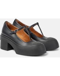 Marni - Pablo Leather Mary Jane Pumps - Lyst