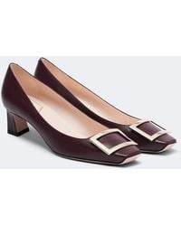 Roger Vivier - Trompette Embellished Leather Pumps - Lyst