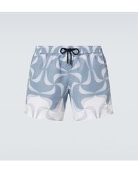 Commas - Mantra Printed Swim Trunks - Lyst