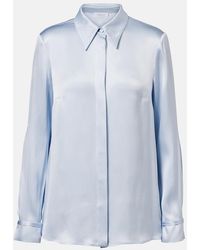 Gabriela Hearst - Cruz Silk Satin Shirt - Lyst