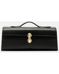 SAVETTE - Slim Symmetry Leather Tote Bag - Lyst