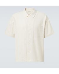 FRAME - Camicia Bowling A Righe - Lyst