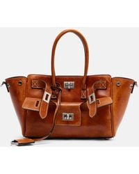 Balenciaga - Bel Air Mini Leather Tote Bag - Lyst