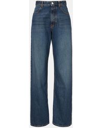 Alaïa - Low-Rise Straight Jeans - Lyst