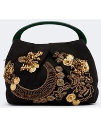 Dries Van Noten - Small Embellished Top-Handle Bag - Lyst