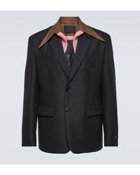 Prada - Wool And Mohair Suit Jacket - Lyst