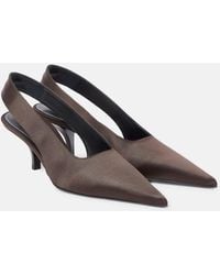 TOTEME - Classic 55 Satin Slingback Pumps - Lyst