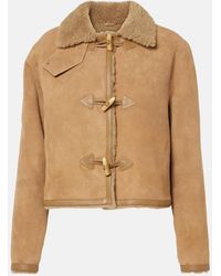 Nili Lotan - Benoite Shearling-Lined Suede Jacket - Lyst