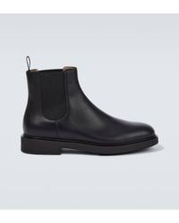 Gianvito Rossi - Chester Leather Ankle Boots - Lyst
