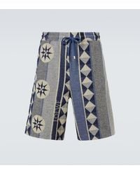 Loewe - Bermuda-Shorts Aus Frottee - Lyst