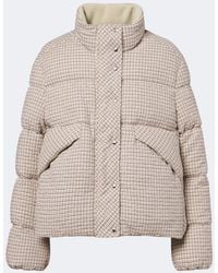 Moncler - Cloante Checked Down Jacket - Lyst
