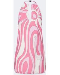 PUCCI - Marmo Cotton-Blend Terry Minidress - Lyst