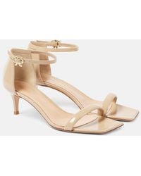 Gianvito Rossi - Pat 55 Leather Sandals - Lyst