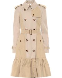 Burberry Trench-coat en gabardine de coton Clayhall - Neutre