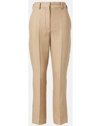 Loro Piana - Gerade Hose Neo Derk Aus Leinen-Crepe - Lyst