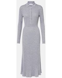 Gabriela Hearst - Ardor Ribbed-Knit Cashmere And Silk Polo Dress - Lyst