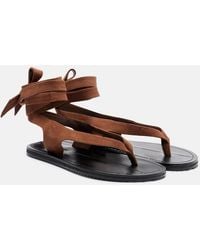 A.Emery - Elmer Suede Thong Sandals - Lyst