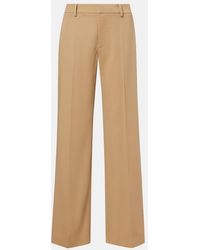 Ralph Lauren - Corrine Low-Rise Wool Wide-Leg Pants - Lyst