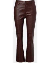 Brunello Cucinelli - Leather Pants - Lyst