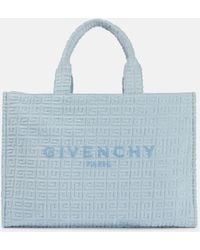 Givenchy - Shopper G-Tote Medium 4G Plage aus Frottee - Lyst
