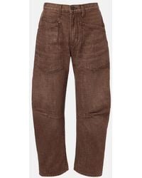 Nili Lotan - Shon Barrel-Leg Jeans - Lyst