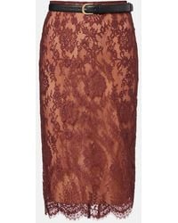 Self-Portrait - Midirock Aus Spitze - Lyst