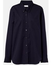 Dries Van Noten - Oversized Cotton Poplin Shirt - Lyst