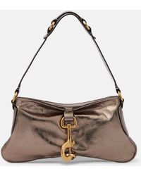 Chloé - Kerala 25 Small Metallic Leather Shoulder Bag - Lyst