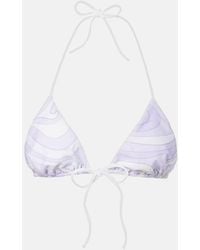 PUCCI - Marmo Bikini Top - Lyst
