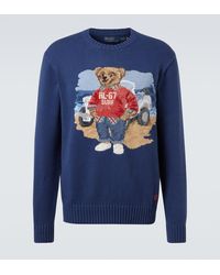 Polo Ralph Lauren - Polo Bear Cotton Sweater - Lyst