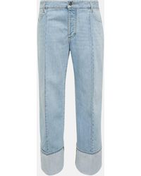 Bottega Veneta - Mid-rise Curved Jeans - Lyst