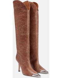 Paris Texas - Nadia Leather Knee-high Boots - Lyst