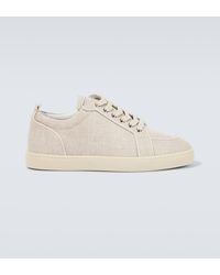 Christian Louboutin - Rantulow Orlato Canvas Sneakers - Lyst