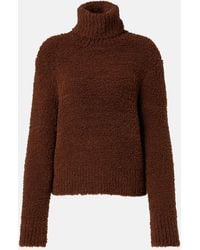Self-Portrait - Wool-Blend Turtleneck Sweater - Lyst