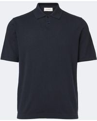Lisa Yang - Keir Cotton And Cashmere Polo Shirt - Lyst