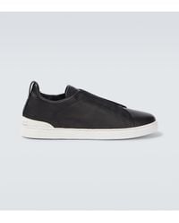 ZEGNA - Triple stitchTM sneaker aus leder in - Lyst