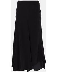 Isabel Marant - Hortensia Silk Crepe De Chine Midi Skirt - Lyst