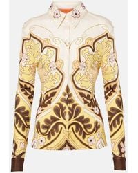 La DoubleJ - Spells Placee Printed Shirt - Lyst
