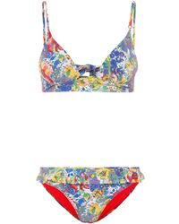 Stella McCartney Bedruckter Bikini - Mehrfarbig