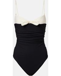 Valentino - Bow-Detail Swimsuit - Lyst
