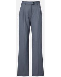 The Row - Ragnar Virgin Wool Wide-Leg Pants - Lyst