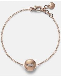 Pomellato - Pom Pom Dot 18Kt Rose Pendant Bracelet With And Diamonds - Lyst