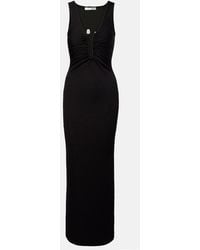 Christopher Esber - Crystal Pin Embellished Jersey Maxi Dress - Lyst
