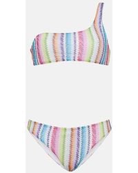 Missoni - Zigzag One-Shoulder Bikini - Lyst