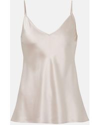 JOSEPH - Clea Silk Tank Top - Lyst