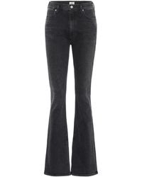 Citizens of Humanity Georgia High-rise Bootcut Jeans - Black